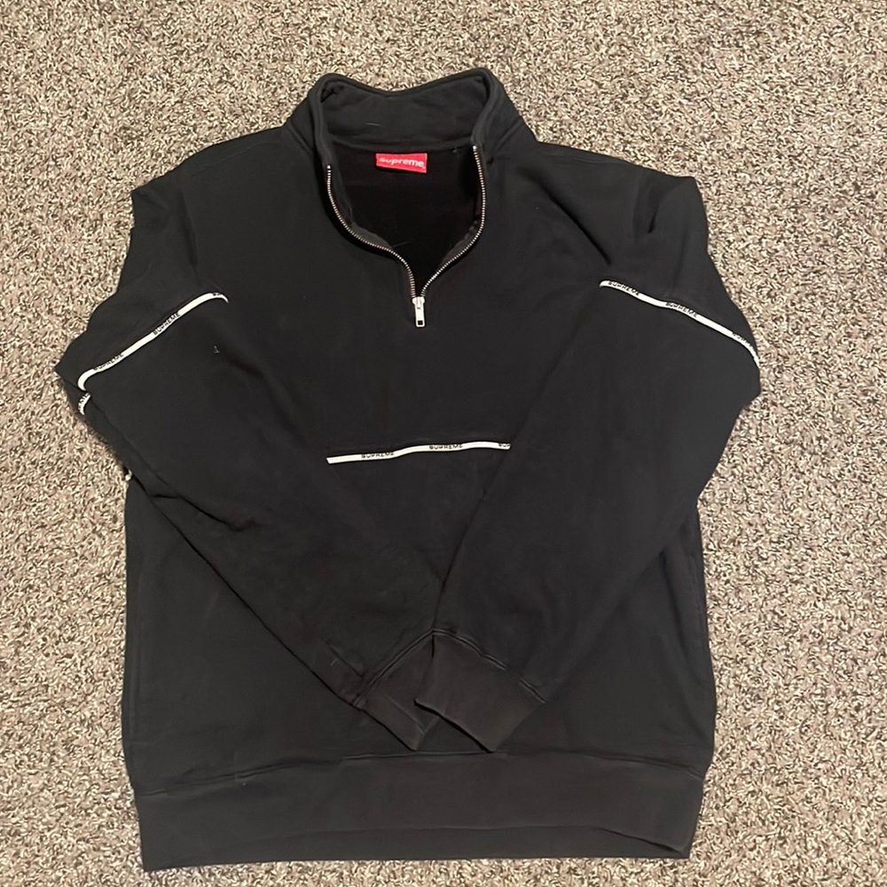 Supreme 1/4 zip hoodie